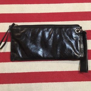 Black Hobo Wristlet.